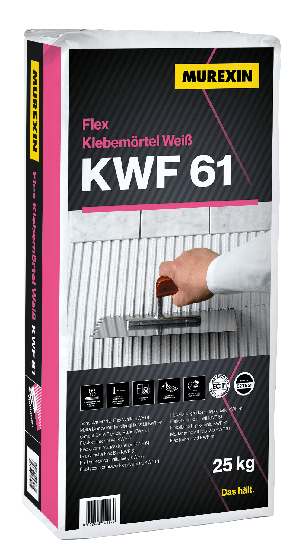 Murexin KWF 61 Flex ragasztóhabarcs – fehér