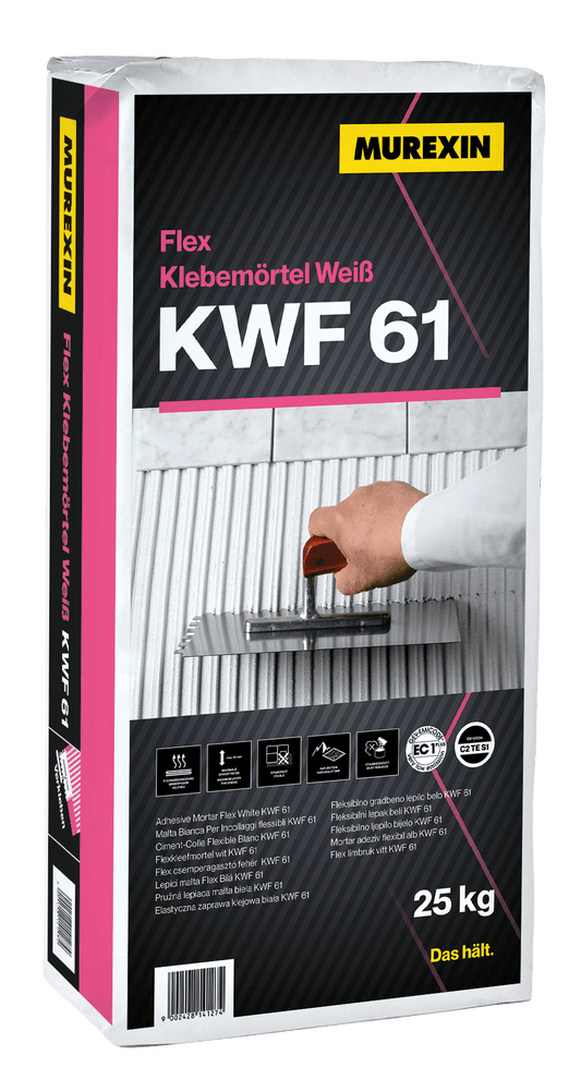 Murexin KWF 61 Flex ragasztóhabarcs – fehér