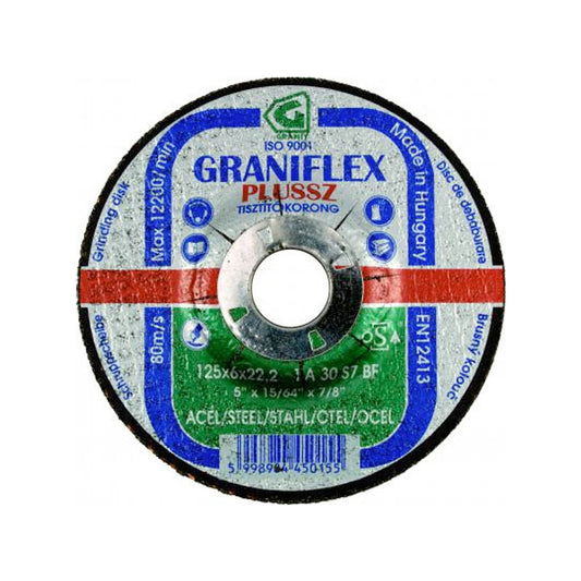 Tisztítókorong 125x6x22,2mm Graniflex