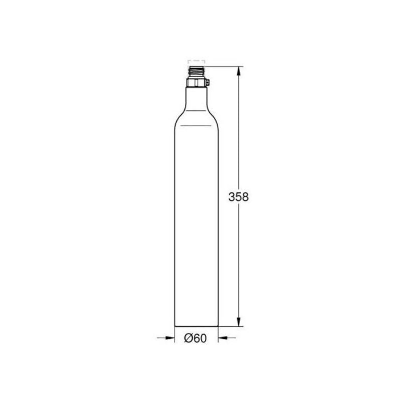 Grohe Blue co2 palack szett 4 db-os