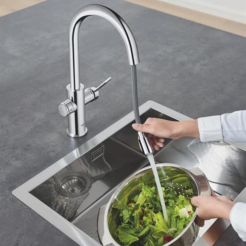 Grohe Blue Home C-kifolyós kezdőkészlet kihúzható gyöngyöztetővel
