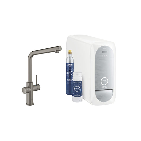 Grohe Blue Home L-kifolyós kezdőkészlet, Brushed Hard Graphite