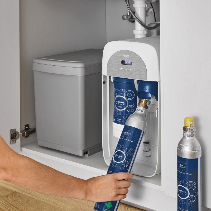 Grohe Blue Home L-kifolyós kezdőkészlet, Brushed Warm Sunset