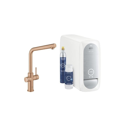 Grohe Blue Home L-kifolyós kezdőkészlet, Brushed Warm Sunset