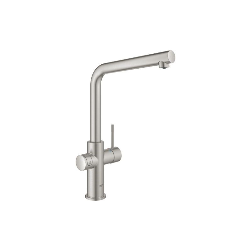Grohe Blue Home L-kifolyós kezdőkészlet, SuperSteel