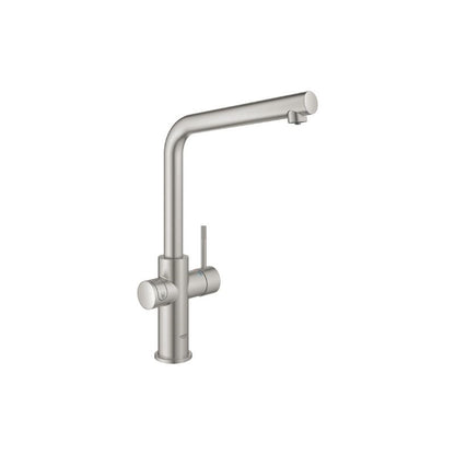 Grohe Blue Home L-kifolyós kezdőkészlet, SuperSteel