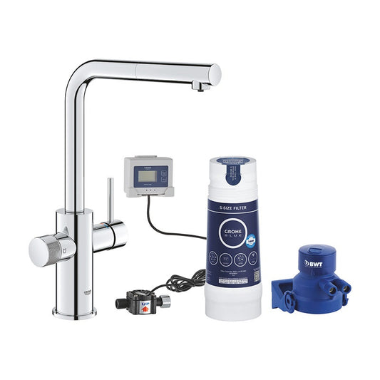 GROHE Blue Pure Minta kezdőszett kihúzhatófejes csapteleppel