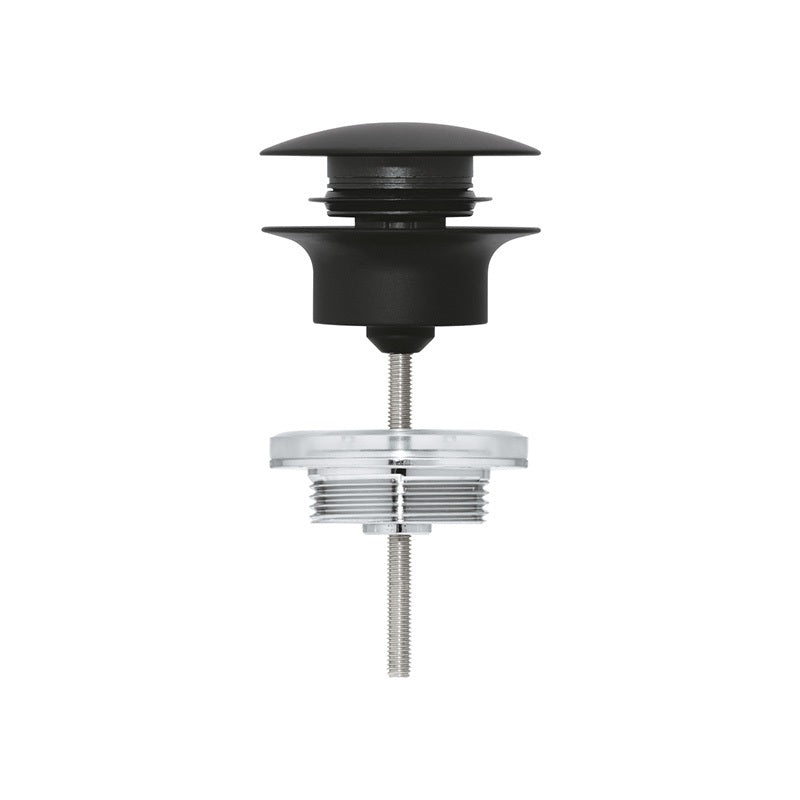 Grohe click leeresztő szett nyomódugóval (push-open) phantom black