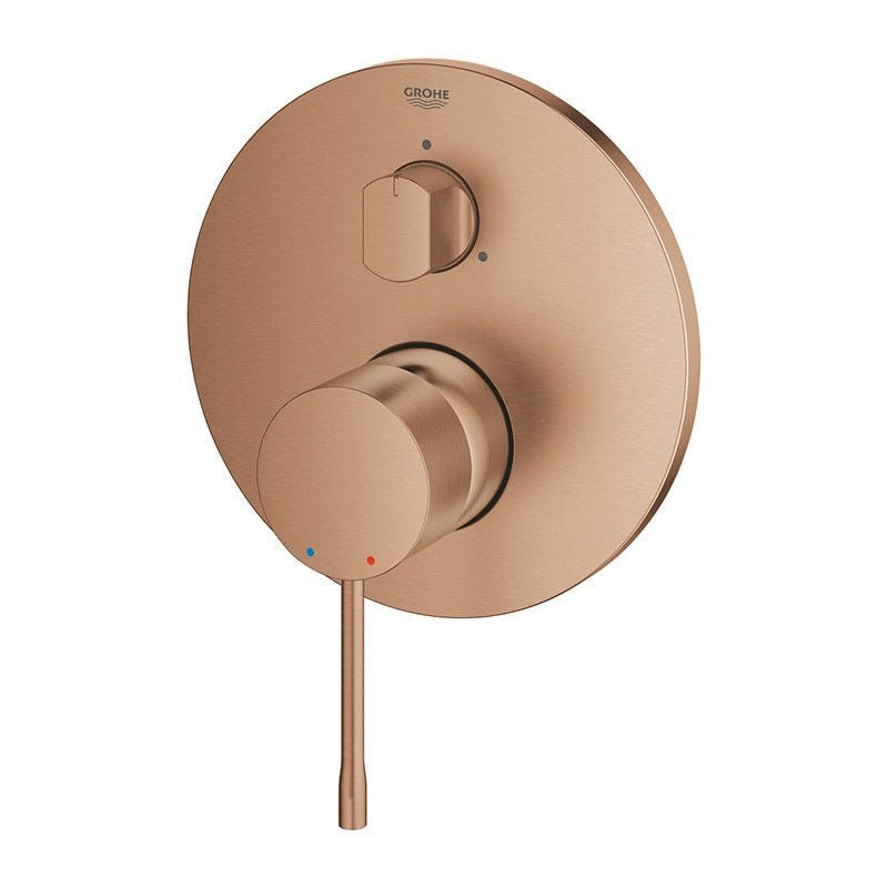 Grohe Essence egykaros keverő, 3-utas vátóval, Brushed Warm Sunset