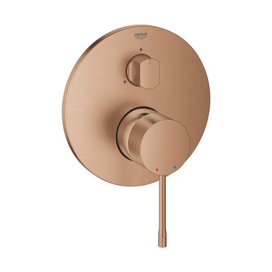 Grohe Essence egykaros keverő, 3-utas vátóval, Brushed Warm Sunset
