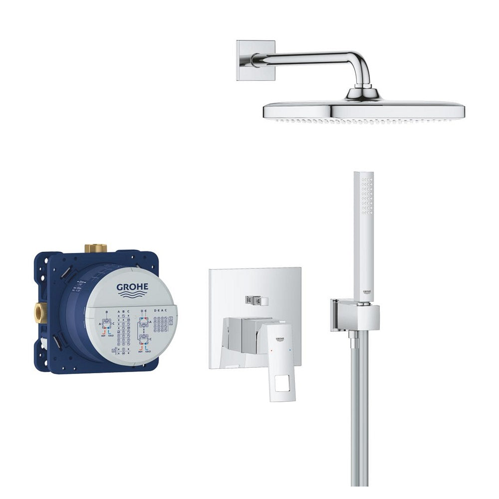 Grohe Eurocube rejtett zuhanyrendszer Tempesta 250 Cube-val