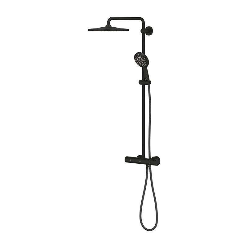 Grohe Rainshower Smartactive 310 termosztátos zuhanyrendszer phantom black