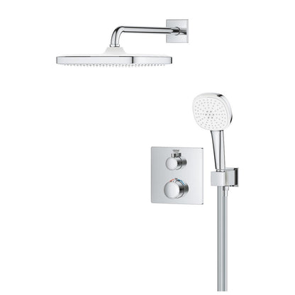 Grohe Grohtherm rejtett zuhanyrendszer Tempesta 250 Cube-val