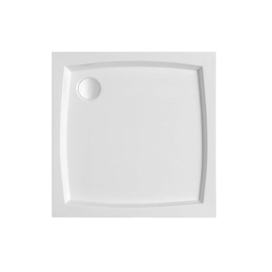 H2O Nero C 80x80 szögletes, akril zuhanytálca ajándék szifonnal