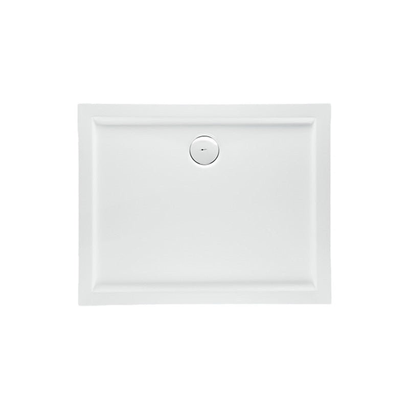 H2O Nero D 100x80 szögletes, akril zuhanytálca, balos ajándék szifonnal