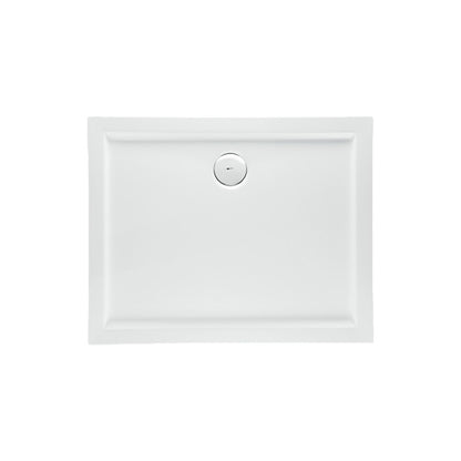 H2O Nero D Slim 100x80 szögletes, akril zuhanytálca, balos ajándék szifonnal