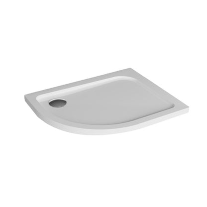 H2O Nero E Slim 100x80 íves, akril zuhanytálca, jobbos ajándék szifonnal