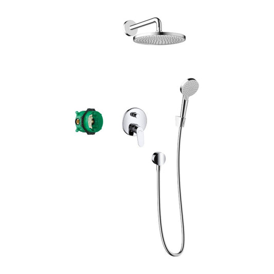 Hansgrohe Crometta S zuhanyrendszer 240, 1 jet, egykaros csapteleppel