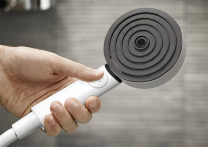 Hansgrohe Pulsify Select S Kézizuhany 105, 3 jet Activation, matt fehér
