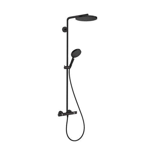 Hansgrohe Raindance  Select S Showerpipe 240, 1jet PowderRain zuhanyrendszer, matt fekete