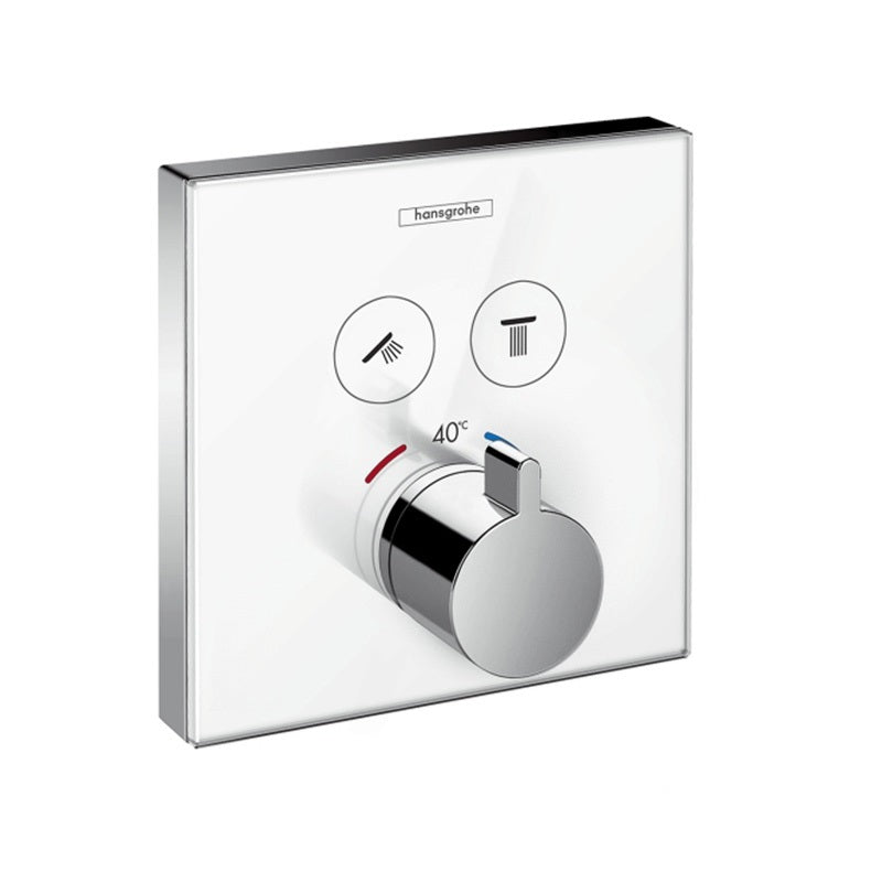 Hansgrohe Showerselect glass falsík alatti termosztátos csaptelep