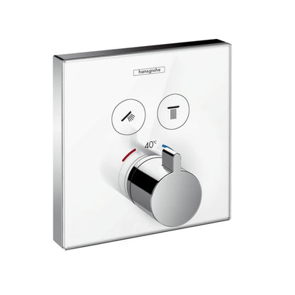 Hansgrohe Showerselect glass falsík alatti termosztátos csaptelep