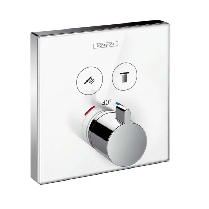 Hansgrohe Showerselect glass falsík alatti termosztátos csaptelep