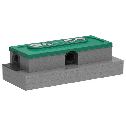 Hansgrohe uBox Universal alapkészlet lineráris zuhanylefolyóhoz, lapos telepítéshez