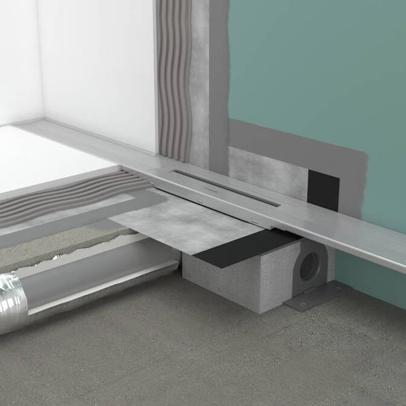 Hansgrohe uBox Universal alapkészlet lineráris zuhanylefolyóhoz, standard telepítéshez