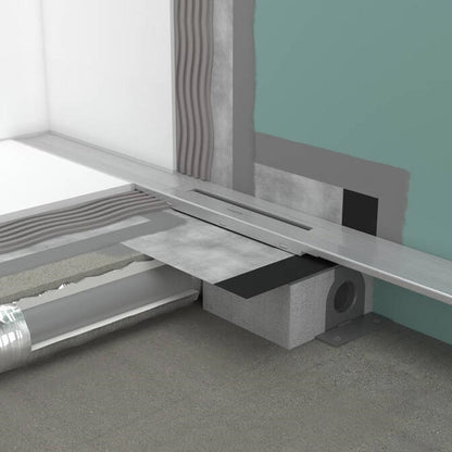 Hansgrohe uBox Universal alapkészlet lineráris zuhanylefolyóhoz, standard telepítéshez