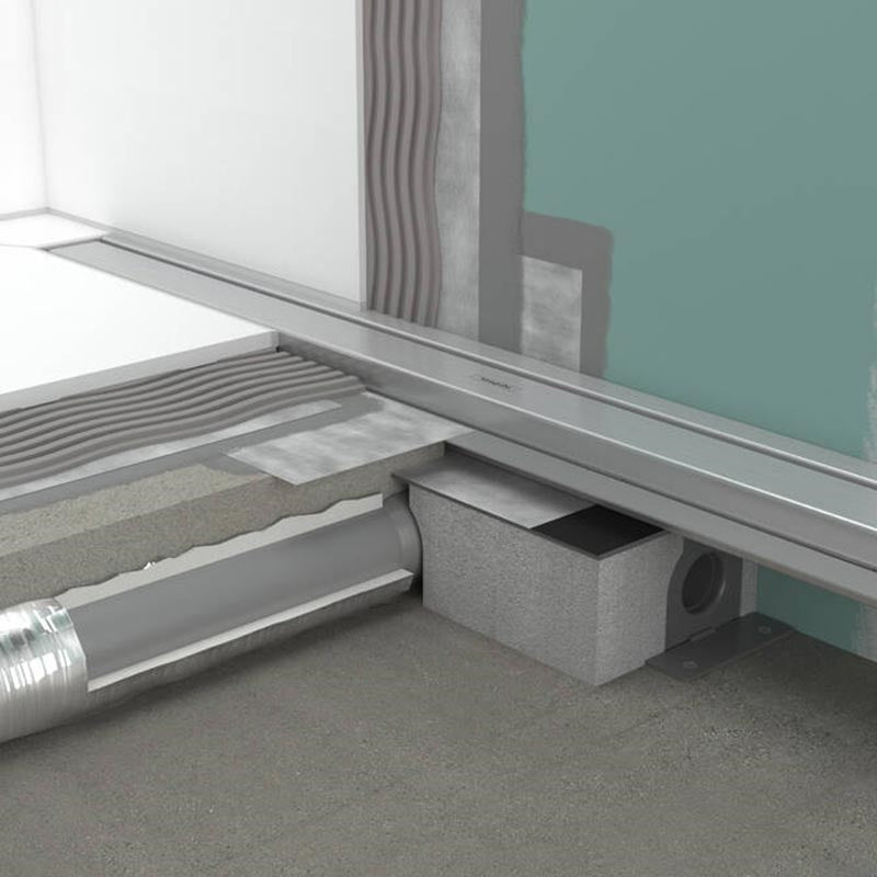 Hansgrohe uBox Universal alapkészlet lineráris zuhanylefolyóhoz, standard telepítéshez