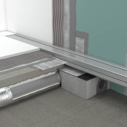 Hansgrohe uBox Universal alapkészlet lineráris zuhanylefolyóhoz, standard telepítéshez