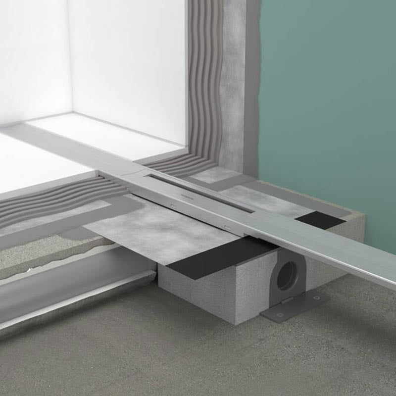 Hansgrohe uBox Universal alapkészlet lineráris zuhanylefolyóhoz, standard telepítéshez