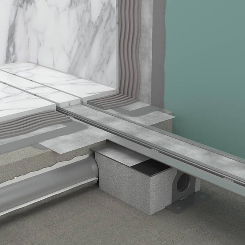 Hansgrohe uBox Universal alapkészlet lineráris zuhanylefolyóhoz, standard telepítéshez
