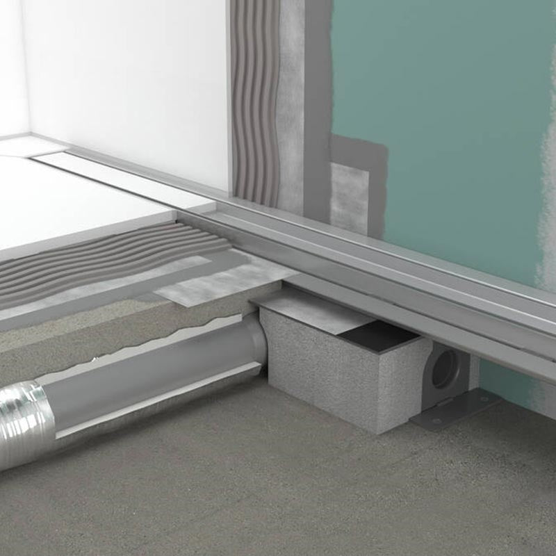 Hansgrohe uBox Universal alapkészlet lineráris zuhanylefolyóhoz, standard telepítéshez