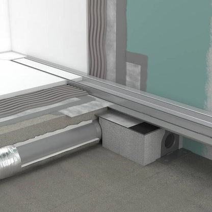 Hansgrohe uBox Universal alapkészlet lineráris zuhanylefolyóhoz, standard telepítéshez