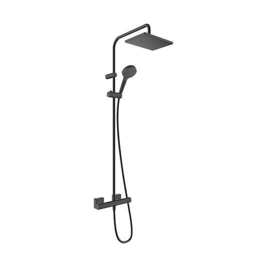 Hansgrohe Vernis Shape showerpipe,230 1jet,matt fekete