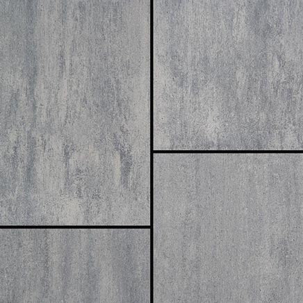 Semmelrock® CITYTOP GRANDE KOMBI 6 CM GRAFIT-EZÜST