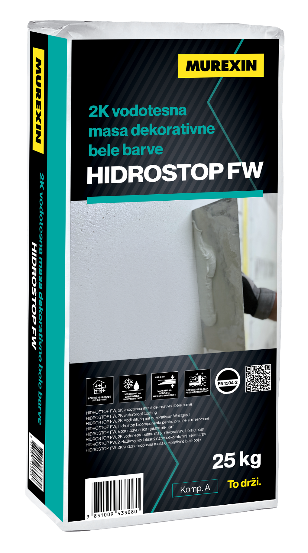 Murexin HIDROSTOP FW Fehér szigetelő bevonat 2K