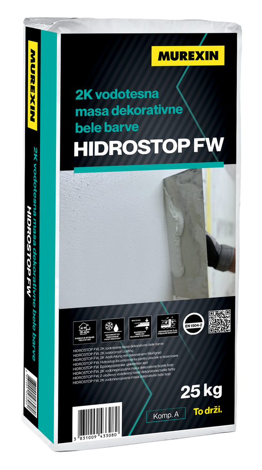 Murexin HIDROSTOP FW Fehér szigetelő bevonat 2K