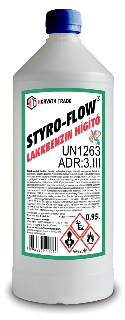 Horvath Trade Styro-flow lakkbenzin hígító 0,95 l