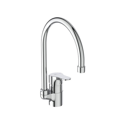 Ideal Standard Cerabase mosogató csaptelep, c-kifolyló, álló, króm