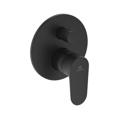 Ideal Standard Cerafine O beépített kádtöltő csaptelep színkészlet, 2 fogyasztó, silk black