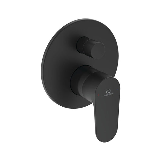 Ideal Standard Cerafine O beépített kádtöltő csaptelep színkészlet, 2 fogyasztó, silk black