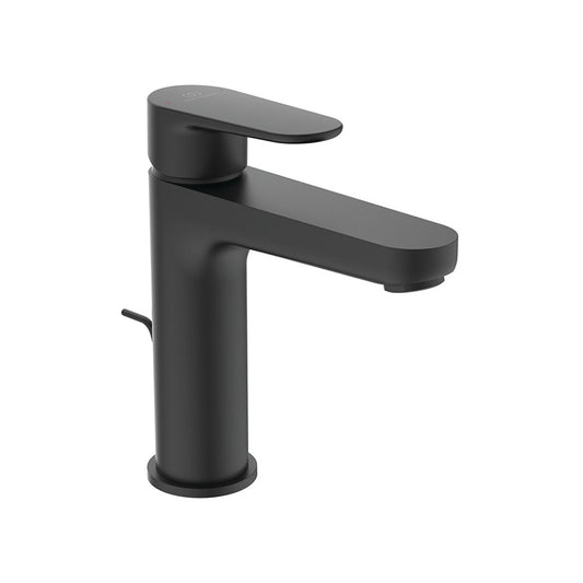Ideal Standard Cerafine O mosdó csaptelep, leeresztővel, 120 mm, silk black