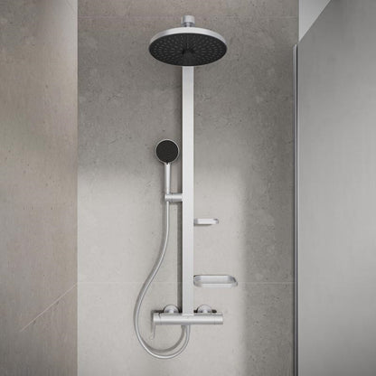 Ideal Standard Ceraflow ALU+ egykaros zuhanyrendszer, silver