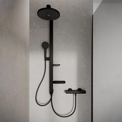Ideal Standard Ceraflow ALU+ zuhanyrendszer zuhany csaptelephez, silk black