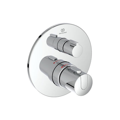 Ideal Standard Ceratherm T100 beépített termosztátos zuhany csaptelep színkészlet, 1 fogyasztó, króm