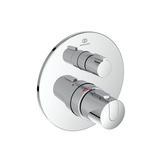 Ideal Standard Ceratherm T100 beépített termosztátos zuhany csaptelep színkészlet, 1 fogyasztó, króm
