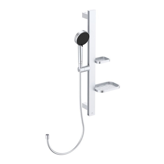Ideal Standard Idealrain ALU+ zuhanyszett fali sínnel, silver